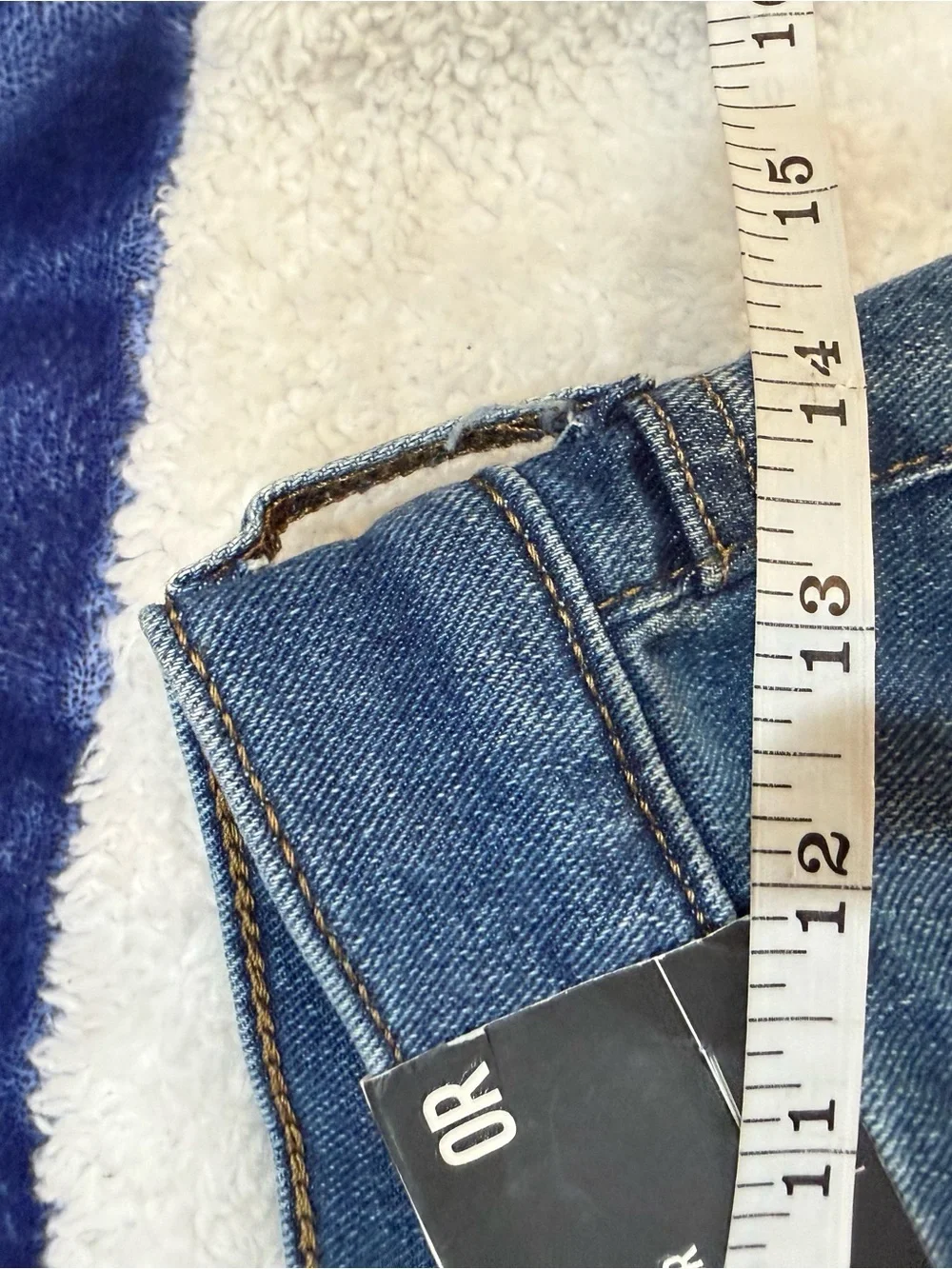 Express Mid-Rise Dark Blue Flare Jeans
